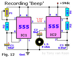 555 Recorder Beep